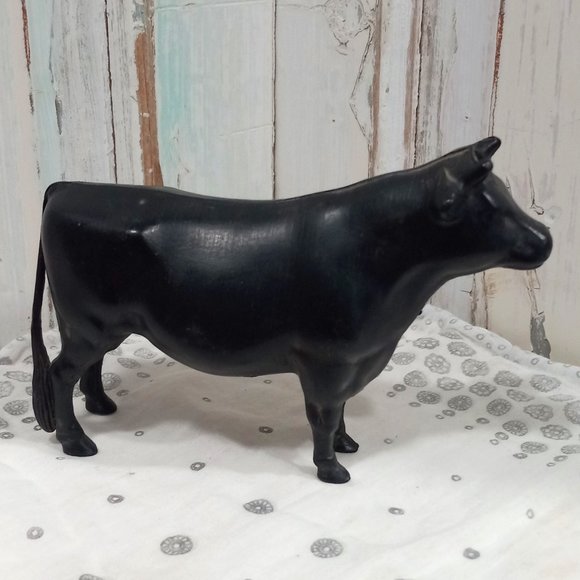Tonka Other - Vintage 50's Tonka Black Plastic Toy Bull